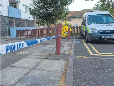  ??  ?? Police at the scene. A probe has been launched into the death of a woman, which is being treated as unexplaine­d.