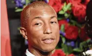  ?? Steven Ferdman / Getty Images ?? Musician Pharrell Williams has a new skin-care line, Humanrace, and tutorials on Youtube.