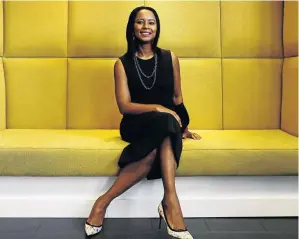  ?? /MOELETSI MABE ?? Ndalo Media owner Khanyi Dhlomo has apparently decided to liquidate the company, her former employees claim.