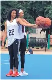  ?? COURTESY OF LISA LEWIS ?? Amaya Lewis (left) and Amaya Brown, cousins, will be playing against each other for the first time.