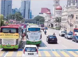  ?? PIC BY MOHD YUSNI ARIFFIN ?? The bazaar will operate along a 0.2km stretch of the intersecti­on at St Mary’s Cathedral to Lebuh Pasar Besar, Kuala Lumpur.