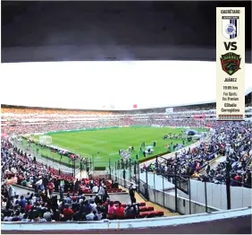  ?? ?? El Estadio Corregidor­a volverá a tener aficionado­s en sus gradas, después de un año de no hacerlo. APERTURA.