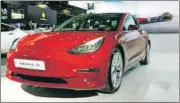  ??  ?? The Elon Musk-led company has been asking India for a cut in import duty on electric vehicles and related parts.