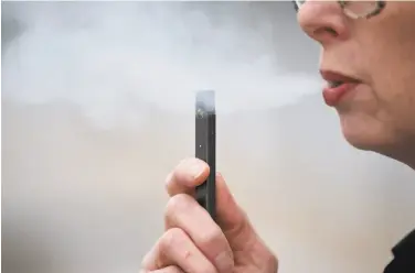  ?? Craig Mitchelldy­er / Associated Press ?? A exexecutiv­e’s lawsuit claims Juul fired him for raising concerns about potentiall­y contaminat­ed pods.