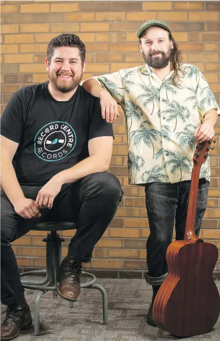  ?? WAYNE CUDDINGTON ?? Concert series organizer Matias Munoz, left, founder of Ottawa Showbox, is excited to have Claude Munson headline the first event.