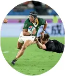  ?? GETTY IMAGES ?? Cheslin Kolbe gave the All Blacks all sorts of trouble in their World Cup opener.