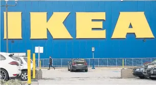  ?? RENÉ JOHNSTON TORONTO STAR ?? Ikea saw a 41.9 per cent boost in online sales, to $370.7 million, during the fiscal year ending Aug. 31, which helped mitigate the temporary COVID-19 closures of its brick-and-mortar stores.