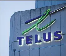  ?? GERRY KAHRMANN/PNG FILES ?? The lifetime value of a cellphone user at Telus has jumped 47 per cent to $5,426 in 2014 from $3,700 in 2010.
