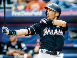  ?? ZACK WITTMAN / THE NEW YORK TIMES 2017 ?? Ichiro Suzuki is one of the most important figures in baseball history — not just because of his 3,089 hits, 10 Gold Gloves and MVP award.