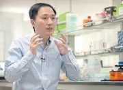  ?? AP ?? Scientist He Jiankui, who claimed he helped make world’s first geneticall­y edited babies, speaks during an interview in Shenzhen, China.