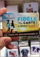  ??  ?? Une carte de fidélité lancée à Vence.