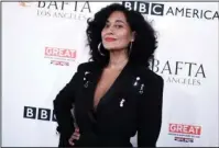  ?? The Associated Press ?? HOST: Tracee Ellis Ross attends the BAFTA Los Angeles TV Tea Party on Sept. 16 at the Beverly Hilton Hotel in Beverly Hills, Calif.