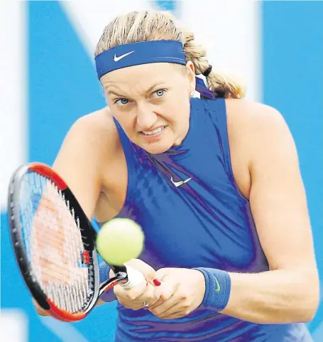  ?? Poté co Petra Kvitová ovládla turnaj v Birmingham­u, její šance na titul v Londýně bookmakeři vyčíslili kurzem kolem 5,5. FOTO REUTERS ?? Favoritka Wimbledonu.