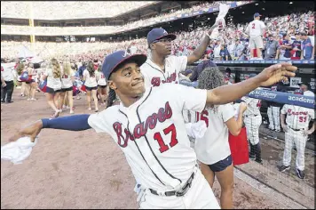  ?? CURTIS COMPTON / CCOMPTON@AJC.COM ?? Mallex Smith probably would have been relegated to the minors because the Braves have three solid outfielder­s and would want a veteran backup.