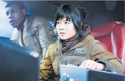  ?? Photo / Supplied ?? Kelly Marie Tran as Rose Tico in the Star Wars film, The Last Jedi.