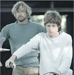  ?? — FILMRISE ?? Simon Baker and Samson Coulter star in Breath, an appealing Australian coming-of-age story.