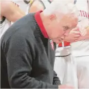  ?? Peter Wallace/For Hearst Connecticu­t Media ?? Northweste­rn girls basketball coach Fred Williams has lost none of his passion for the game after 45 years and 700 wins.