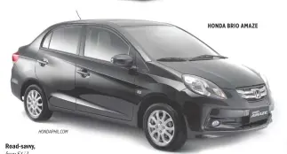  ?? HONDAPHIL.COM ?? HONDA BRIO AMAZE