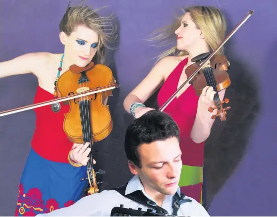 ??  ?? Stellar
Kosmos promise a night of emotive, colourful music at Linlithgow Academy theatre