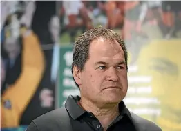  ??  ?? New Wallabies coach Dave Rennie.