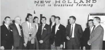  ??  ?? Earl (third from left) at the 1959 New Holland Dealer Conference.