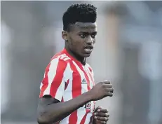  ??  ?? Sunderland youngster Bali Mumba.