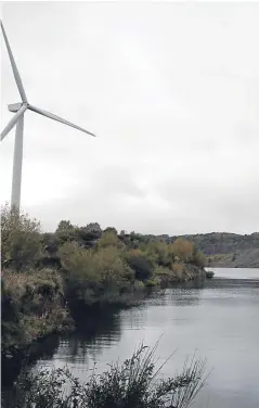  ?? Picture: Wullie Marr. ?? Part of the former Westfield open-cast coal mining site near Kinglassie.