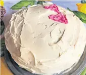  ?? CATHEY/ THE OKLAHOMAN] ?? Homemade cream cheese frosting spells love in flavor. [DAVE