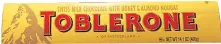  ??  ?? MOUNTAINS TO MOLEHILLS: Cut-size Toblerone