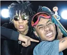  ?? CHAD BATKA FOR THE NEW YORK TIMES ?? A song by Swae Lee, left, and Slim Jxmmi of Rae Sremmurd got a boost from social media.