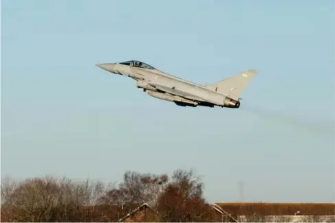  ?? (PA) ?? RAF jets were scramb l ed to escort a passenger p l ane diverted to Stansted