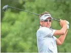  ?? JOHN GLASER/USA TODAY SPORTS ?? Ian Poulter, above, defeated Beau Hossler on the first playoff hole to win the Houston Open on Sunday.