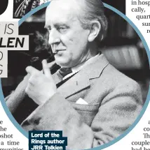  ?? ?? Lord of the Rings author JRR Tolkien