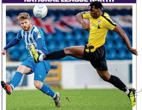  ?? JASON ROBERTS ?? Looking up: Bradley Jackson crosses for Chester