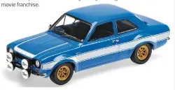  ??  ?? Greenlight makes F&F Escorts in several scales, but we much prefer the Minichamps 1:18 version with opening panels and great engine detail.