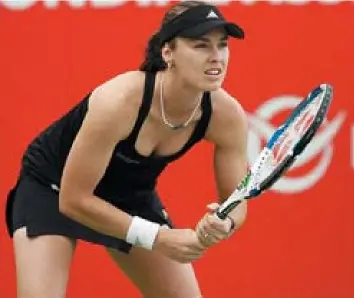  ??  ?? Former World No.1 Martina Hingis of Switzerlan­d was among five people named as 2013 inductees into the Internatio­nal Tennis Hall of Fame.