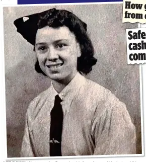  ?? ?? LET DOWN: Wartime worker Doreen Lewis’s funeral was paid for by her children
FLASHBACK: The Mail on Sunday has led the way in reporting the crisis