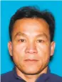  ?? San Francisco Police Department ?? Bob Tang is sought for questionin­g by police.