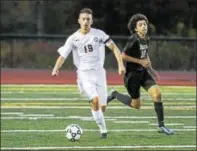  ?? FILE PHOTO BY MARIANNE KILLACKEY ?? Brendan Stater and the Torrington boys soccer team begin NVL tournament play on Saturday.