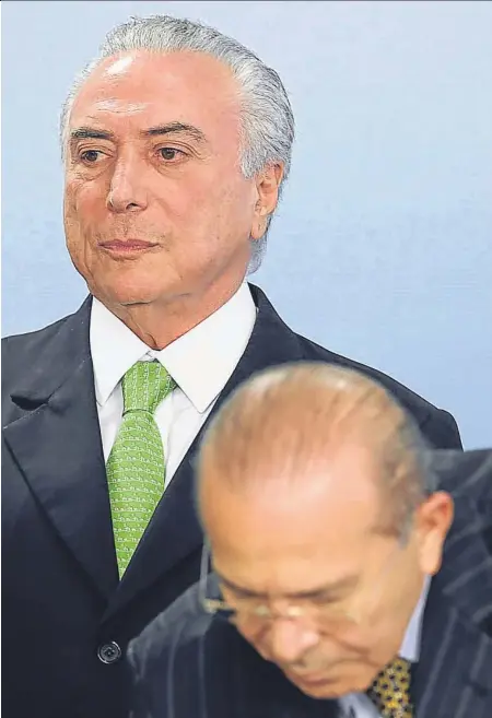  ?? (AP) ?? Día del Medio Ambiente. La conmemorac­ión de ayer podría ser el último acto oficial de Temer en el Planalto.