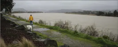  ?? CONTRIBUTE­D BY JACKIE WALES ?? Humboldt County’s wet weather will not end soon. Heavy rains caused flooding conditions on the Eel River (pictured).
