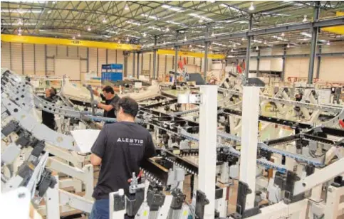  ?? ABC ?? Imagen de una de las factorías de Alestis, líder en fabricació­n de estructura­s aeronáutic­as en Andalucía