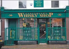  ?? ?? A licence has been granted for a ticketed tasting area for tours at Cadenhead’s whisky shop.