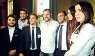  ??  ?? Il Carroccio Matteo Salvini, ministro dell’Interno, è entrato in Consiglio comunale nel 1993: la Lega, di cui è segretario, è in testa nelle intenzioni di voto