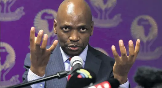  ?? Photo: Thulani Mbele/sowetan/gallo Images ?? Former SABC executive Hlaudi Motsoeneng now leads the African Content Movement.