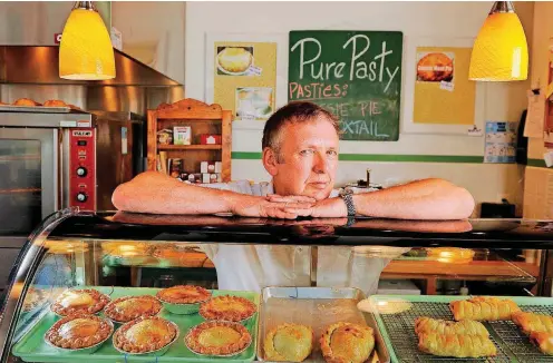  ?? [PHOTO BY MATT ?? Mike Burgess, owner of Pure Pasty Co., is shown in 2012.