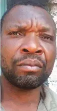  ??  ?? Suspected wife killer Sunday Moyo