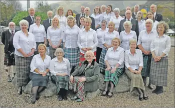  ??  ?? Còisir Ghàidhlig an Eilein Mhuilich came second in the rural choirs Sheriff MacMaster Campbell Memorial Competitio­n, third in the rural choirs’ puirt-a-beul, and took home the John Lockie Trophy for highest aggregate marks in Gaelic across three competitio­ns.