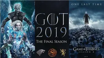  ??  ?? The final season of ‘Game of Thrones’ will premiere on April 14.