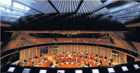  ?? Rob Browne ?? &gt; The Senedd at the National Assembly for Wales in Cardiff Bay